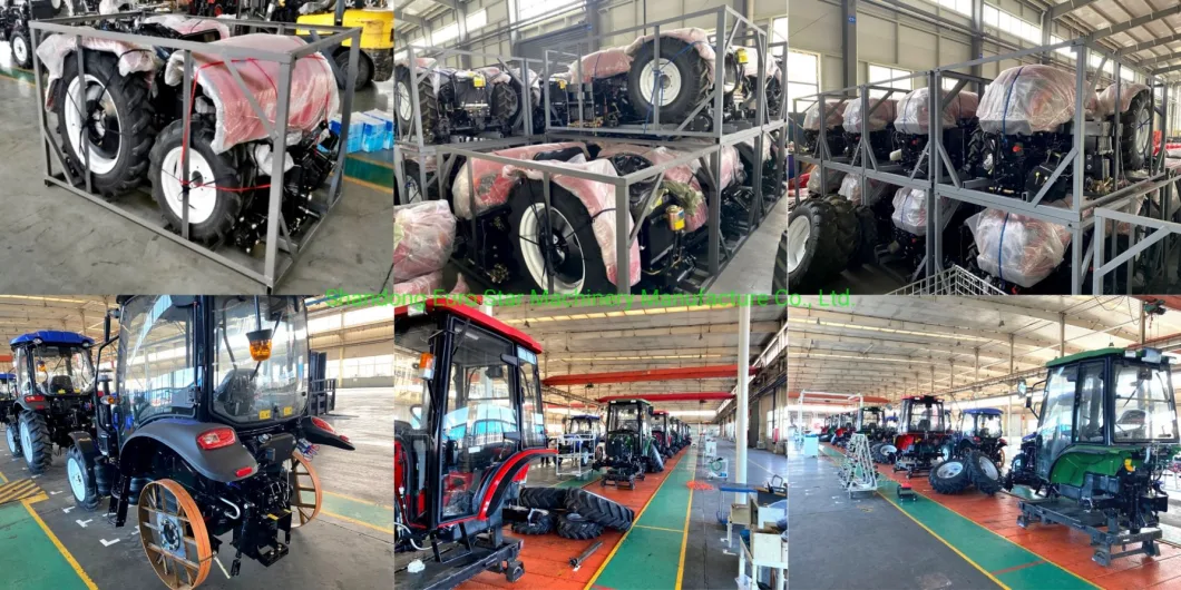 4WD 50HP Orchard Tractor Small Four Wheel Farm Tractor Garden Tractor Walking Tractor Mini Tractor for Agricultural Machinery Machine Es5048g CE