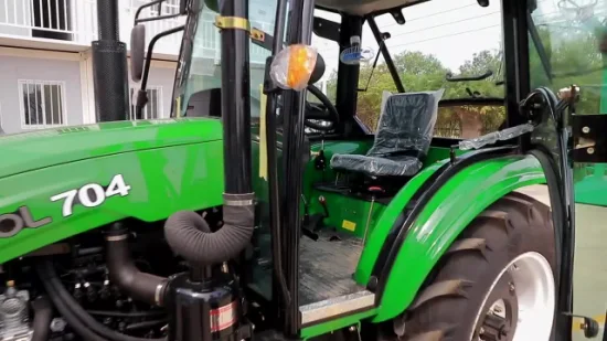 Maquinaria agrícola Mini tractor compacto multipropósito 50HP 60HP 70HP 4WD Agricultura Tractores agrícolas