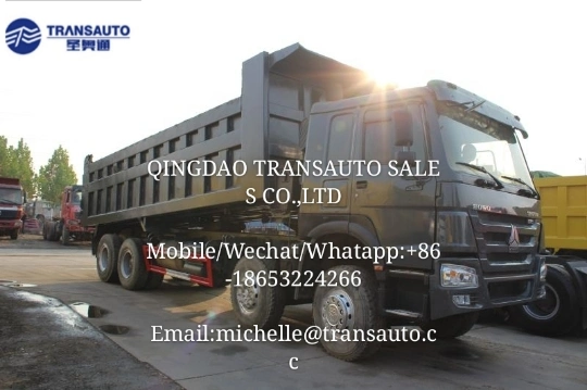 Sinotruk LHD/Rhd 12 Rueda 8X4 HOWO Volquete Camión volquete 30t-50t Dumping Tipping Camión volquete usado