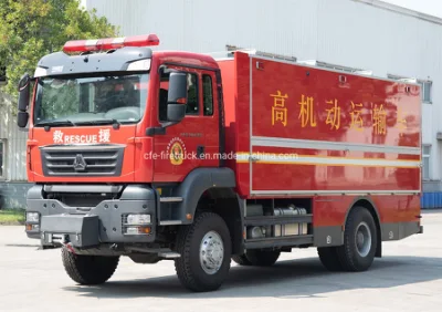 Nuevo vehículo de transporte de equipos de rescate Sitrak 4X4