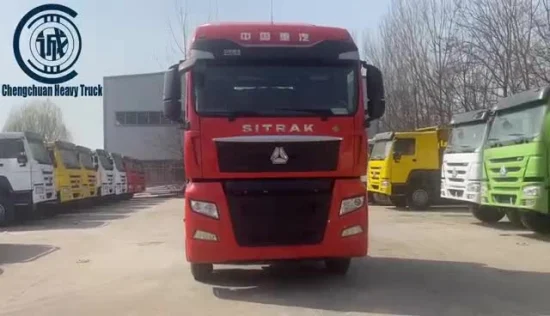 China 2017/2018/2019 año usado 430HP /440 HP Sinotruk HOWO Sitrak T7h CNG Tractor Truck Head 6X4 Usado CNG Euro 5 Tractor Trucks