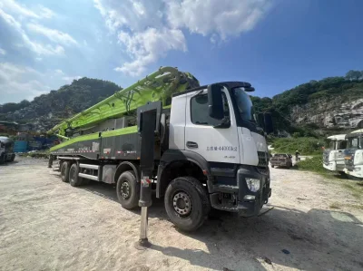 Venta caliente a buen precio para maquinaria de equipos de construcción usados ​​2020 camiones bomba mezcladora de concreto 59m Zoom Lion hecho en China