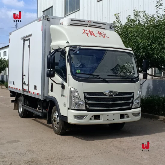 China Sinotruk/HOWO 4X2 5 Ton Carrier Congelador Refrigeración Cargo Van/Light/Camión/Alimentos/Congelador/Refrigerador Vehículo/Camión Precio para Refrigerado/Congelación/Caja