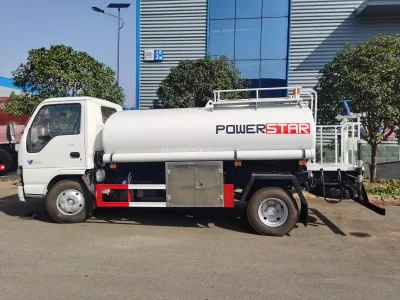 Vehículo de transporte de agua de acero inoxidable Japón I Suzu 5000 litros a la venta