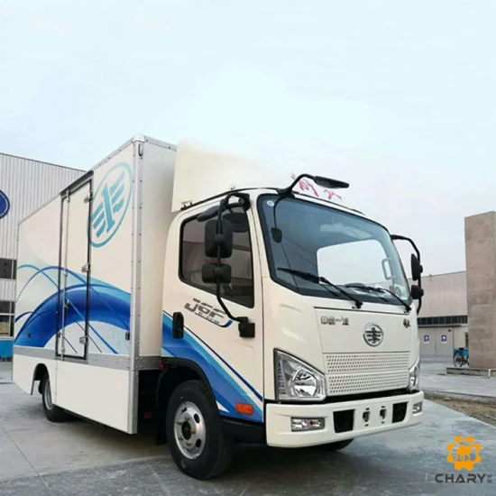 China Hot Sales EV Truck FAW 5t Cargo Van Electric Truck